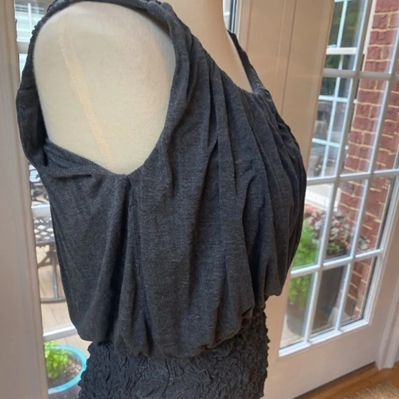 Anthropologie Grey Smocked Waist Bailey 44 Tank XS - Picture 8 of 8